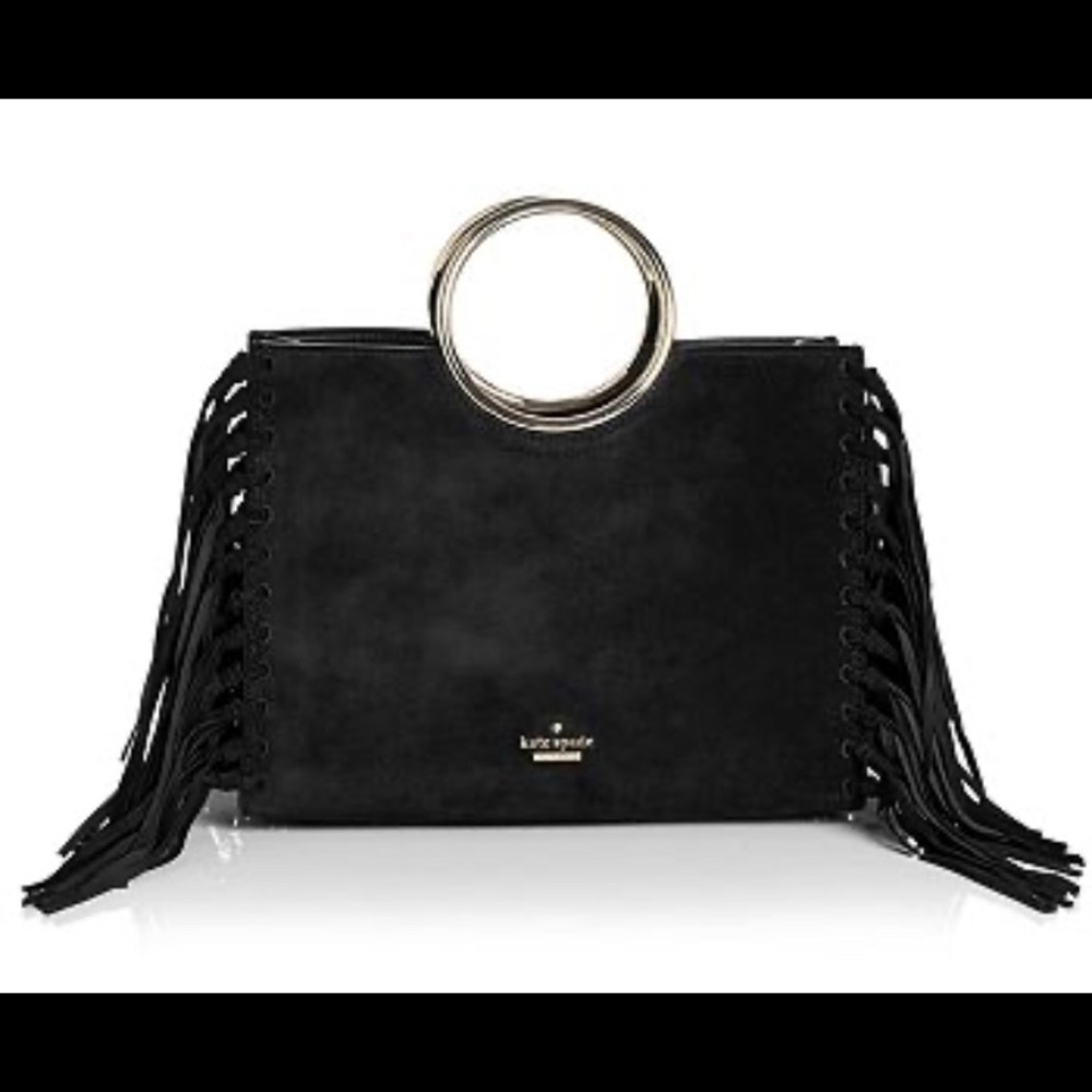 Kate Spade Suede White Rock Road Sam Satchel- NEW